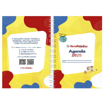 Agenda Modelo Anual Permanente - 368 Páginas - Papel off-set 63g/m a 4 cores