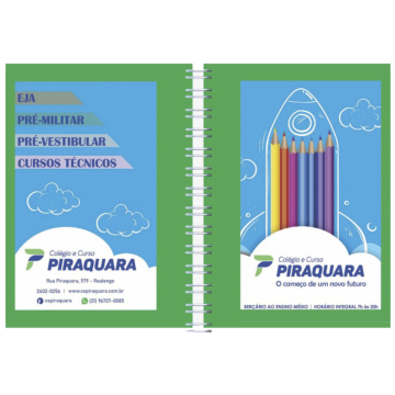 Agenda Modelo Permanente - 240 Páginas Impressas - Formato: 13,5 cm x 20 cm