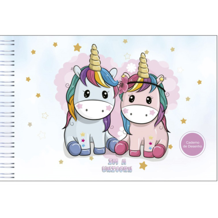 Caderno Desenho 40 folhas - 200x147mm