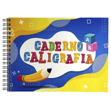 Caderno de Caligrafia Meia-Pauta 40 folhas - 200x275mm