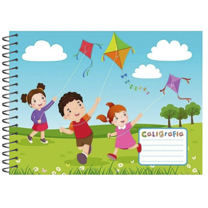 Caderno Caligrafia 48 folhas - 200x247mm